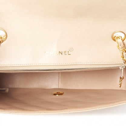 Chanel Lambskin Quilted Medium Single Flap Beige 5 of 12