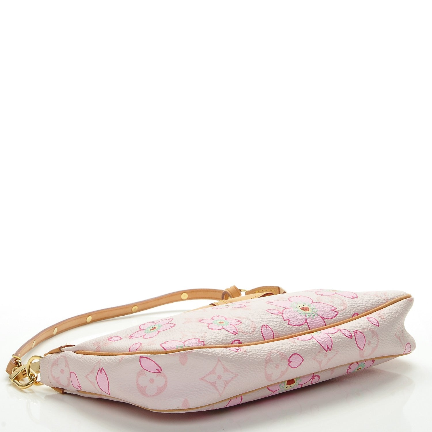 Louis Vuitton Monogram Cherry Blossom Pochette Accessories Pink 4 of 6