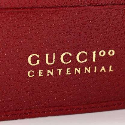 Gucci Canvas Calfskin 100 Centennial Music Wallet Multicolor 6 of 8