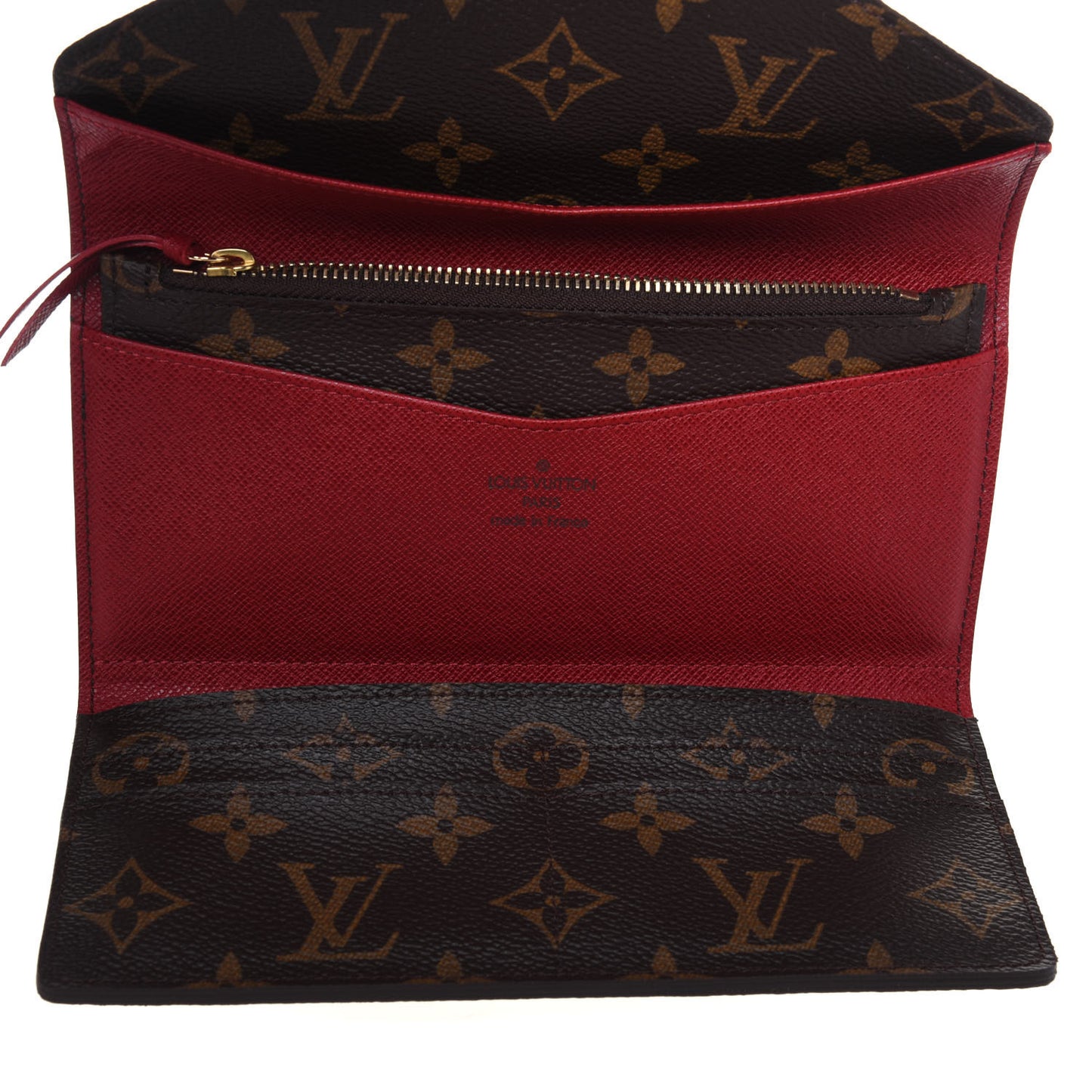 Monogram Josephine Wallet Rouge