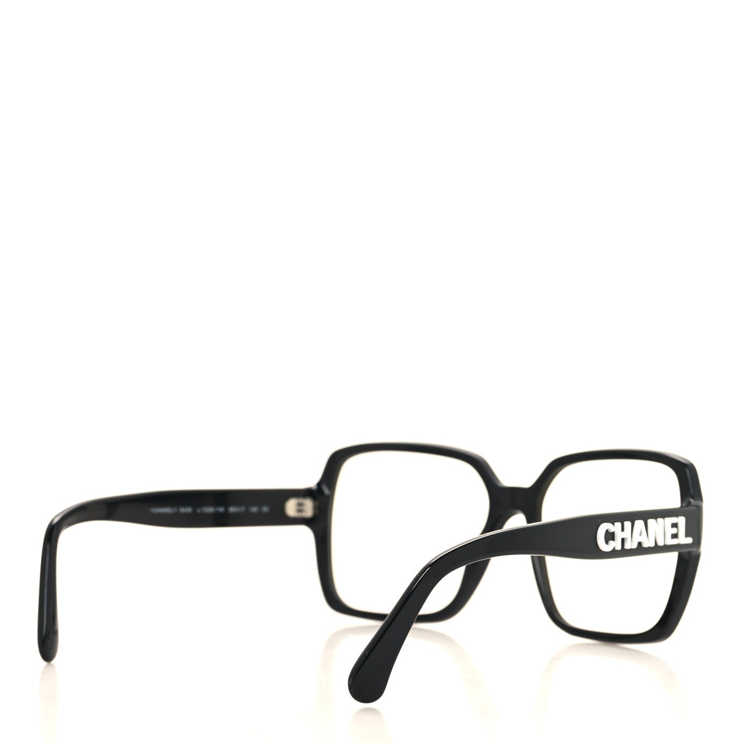 Chanel Acetate Square Blue Light Glasses 5408 Black 4 of 7