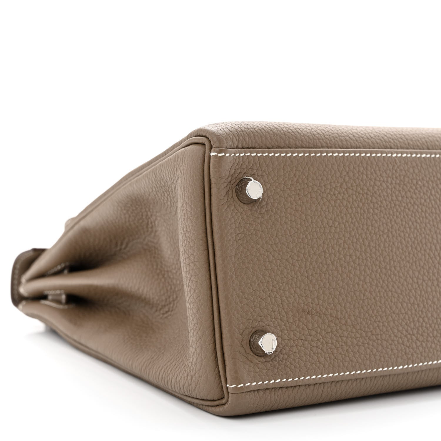 Hermes Togo Kelly Retourne 32 Etoupe 9 of 12