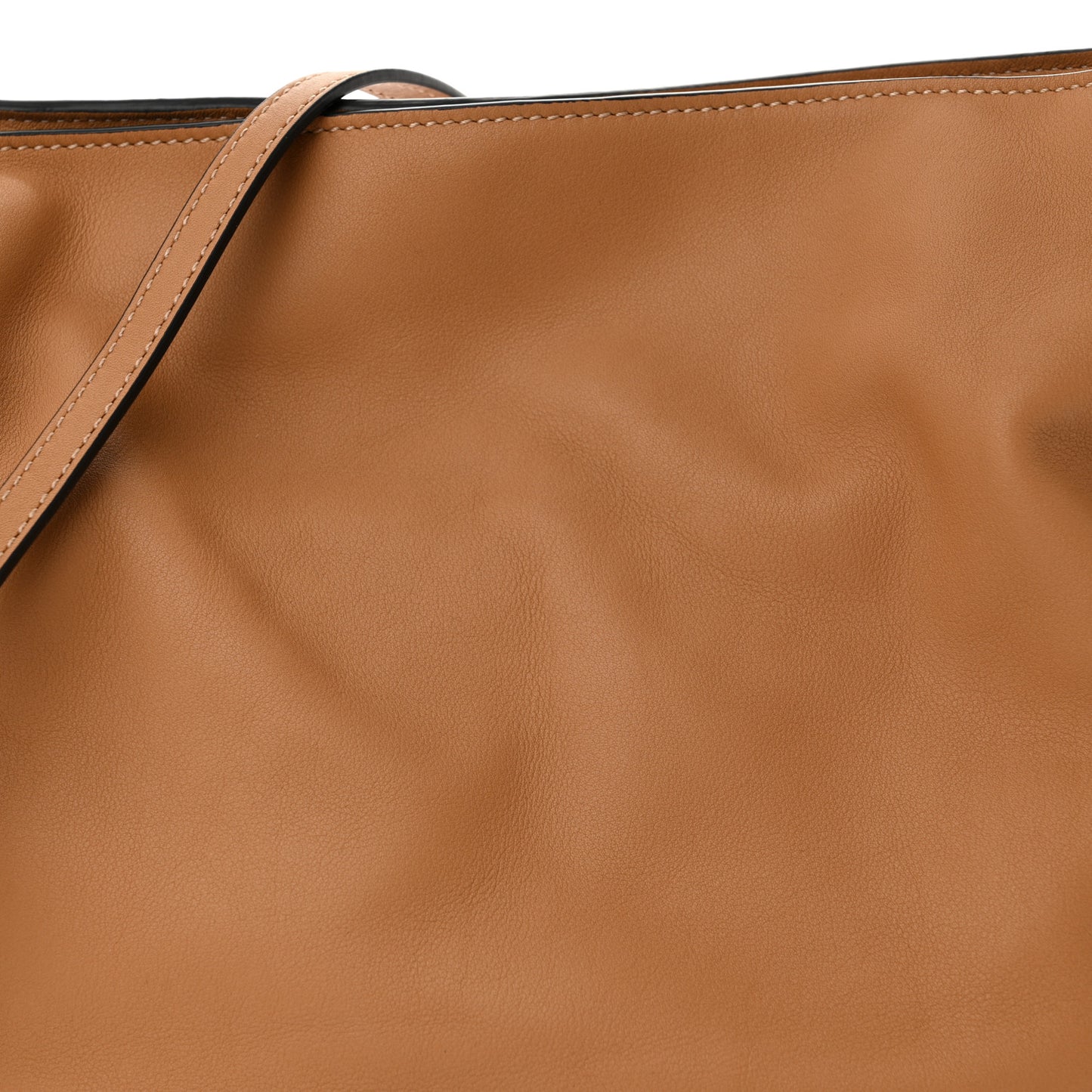 Nappa Flamenco Knot Clutch Warm Desert