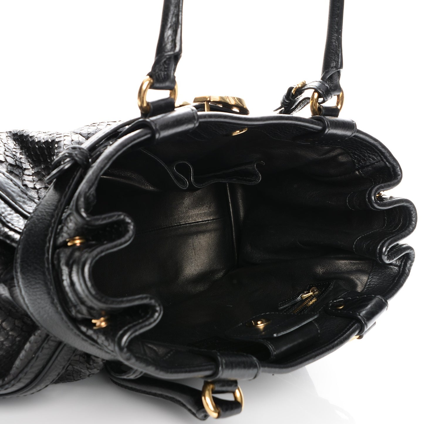 Python Medium GG Running Tote Black