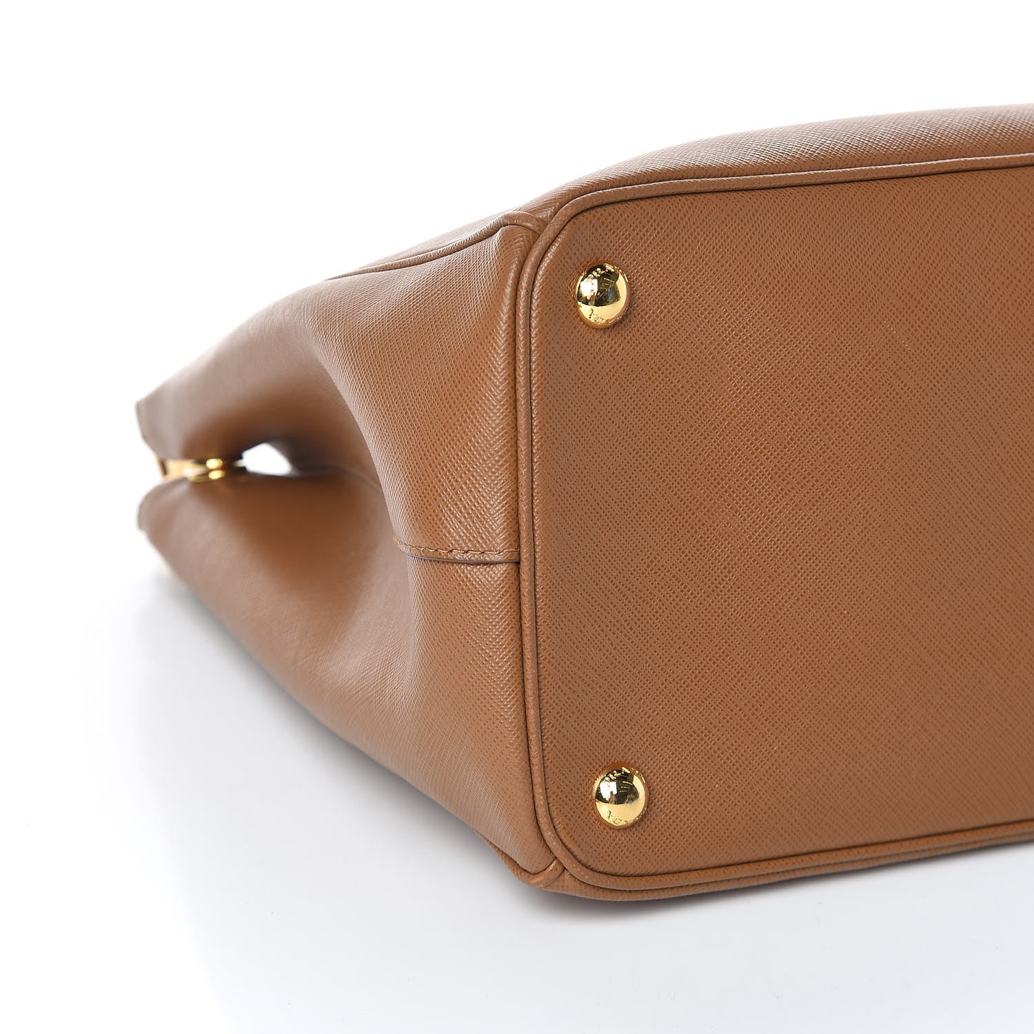 Prada Saffiano Medium Galleria Double Zip Tote Caramel 5 of 9