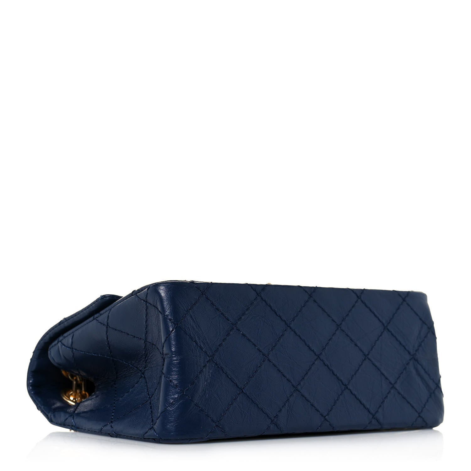 Chanel Aged Calfskin Quilted 2.55 Reissue Mini Flap Navy 3 of 12