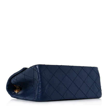 Chanel Aged Calfskin Quilted 2.55 Reissue Mini Flap Navy 3 of 12