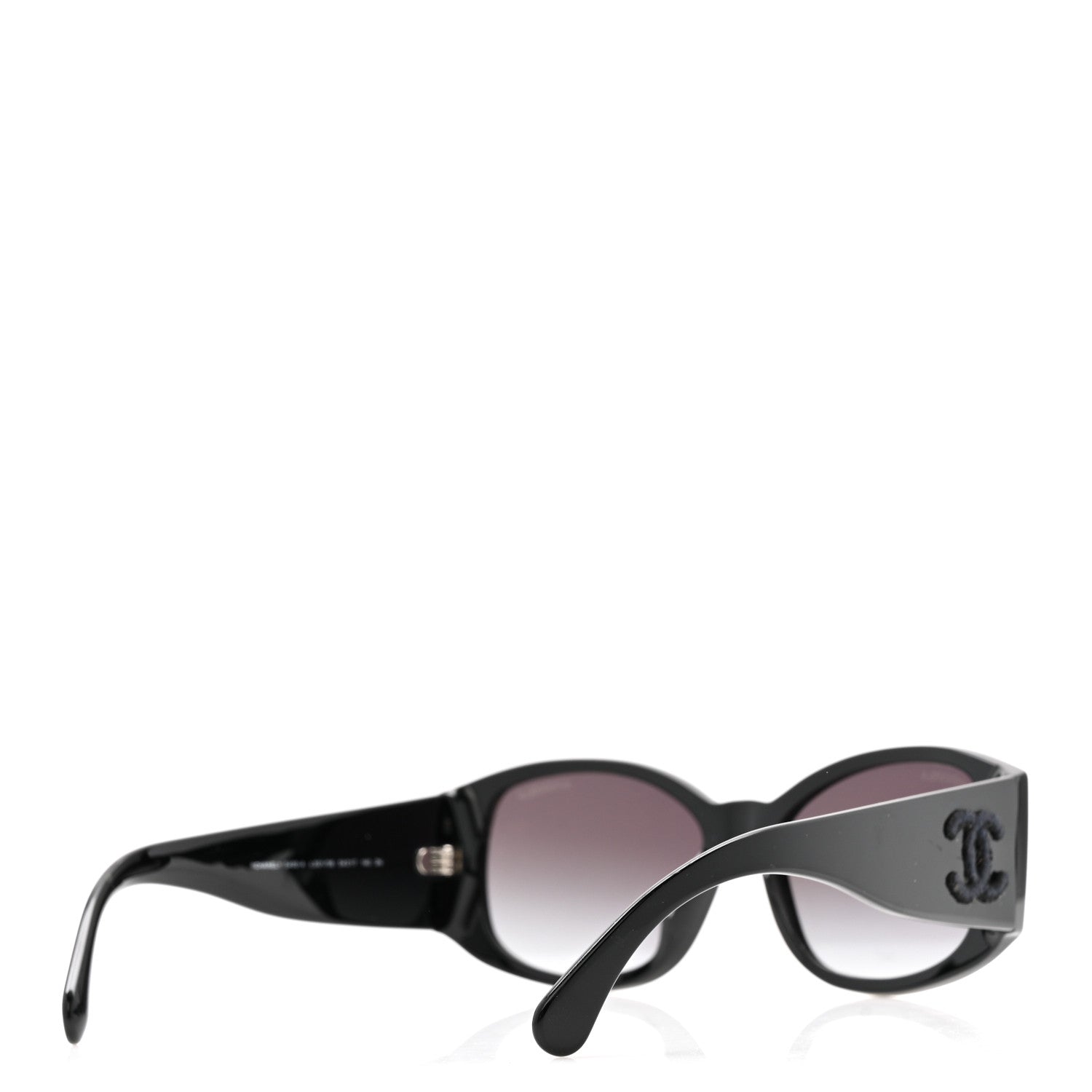 Chanel Acetate CC Logo Sunglasses 5450 Black 4 of 8