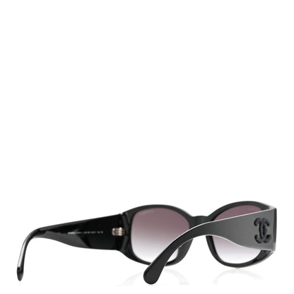 Chanel Acetate CC Logo Sunglasses 5450 Black 4 of 8