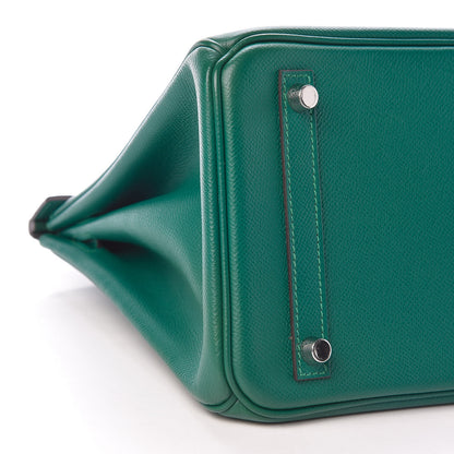 Hermes Epsom Birkin 30 Malachite 33 of 34