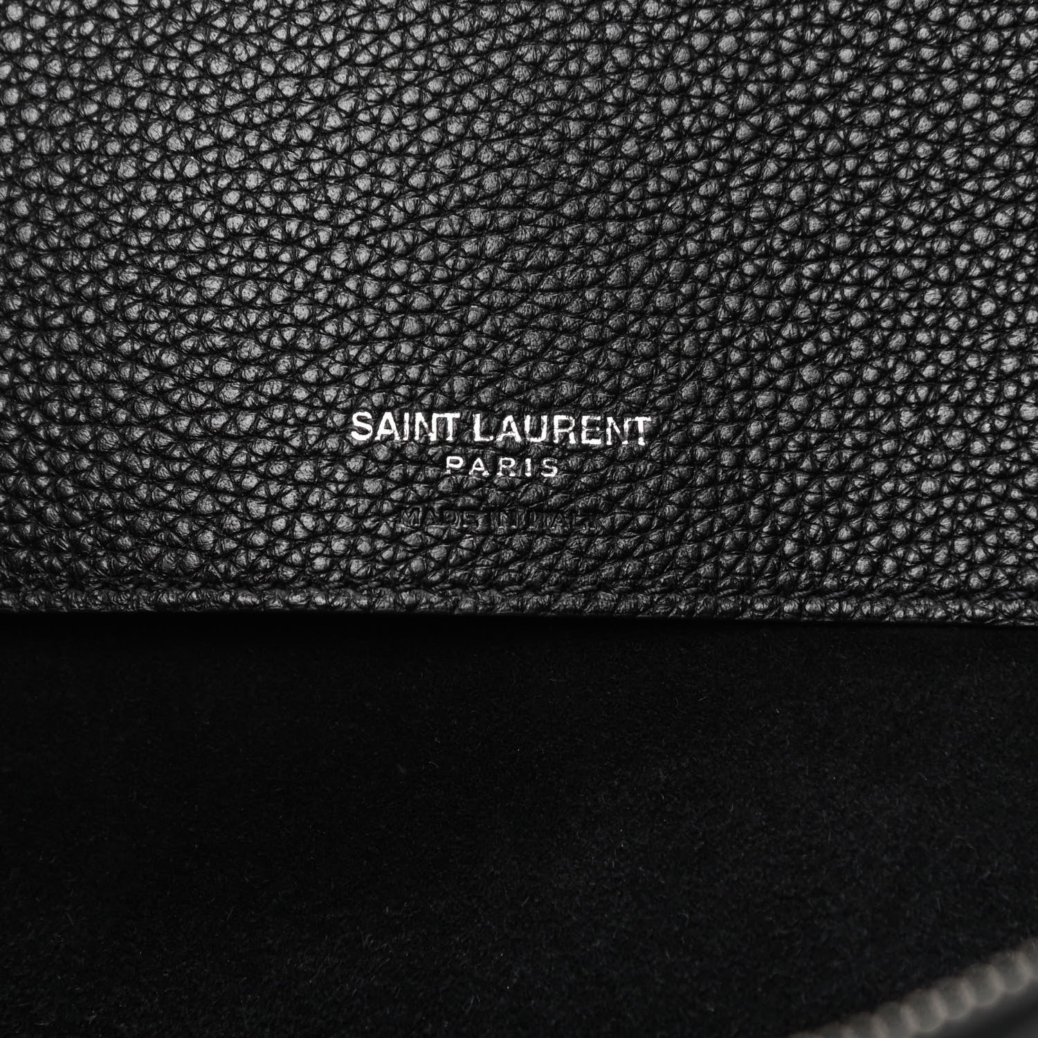 Saint Laurent Grained Calfskin Large Souple Sac De Jour Black 6 of 13