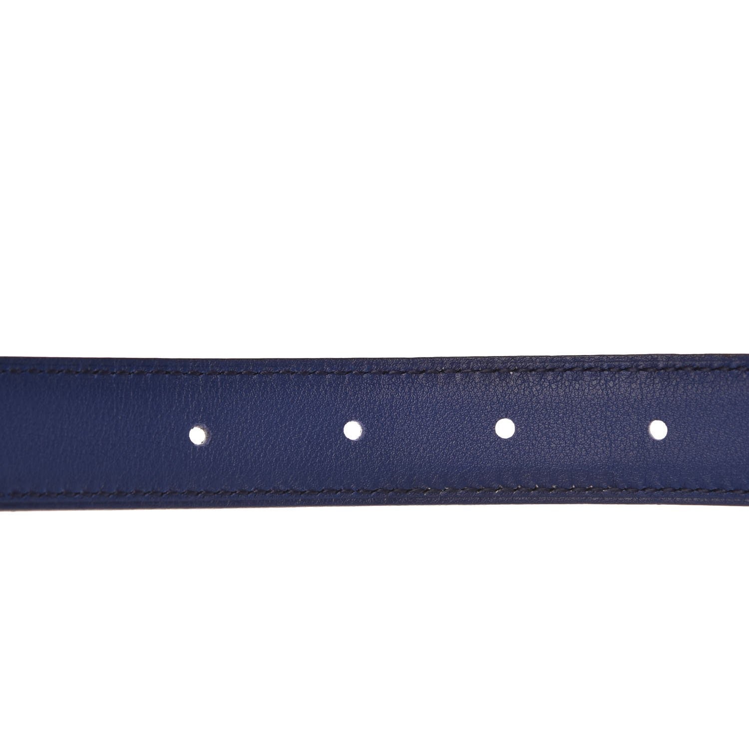 Hermes Swift Tadelakt 32mm Constance H Belt 80 Black Bleu Saphir 5 of 7