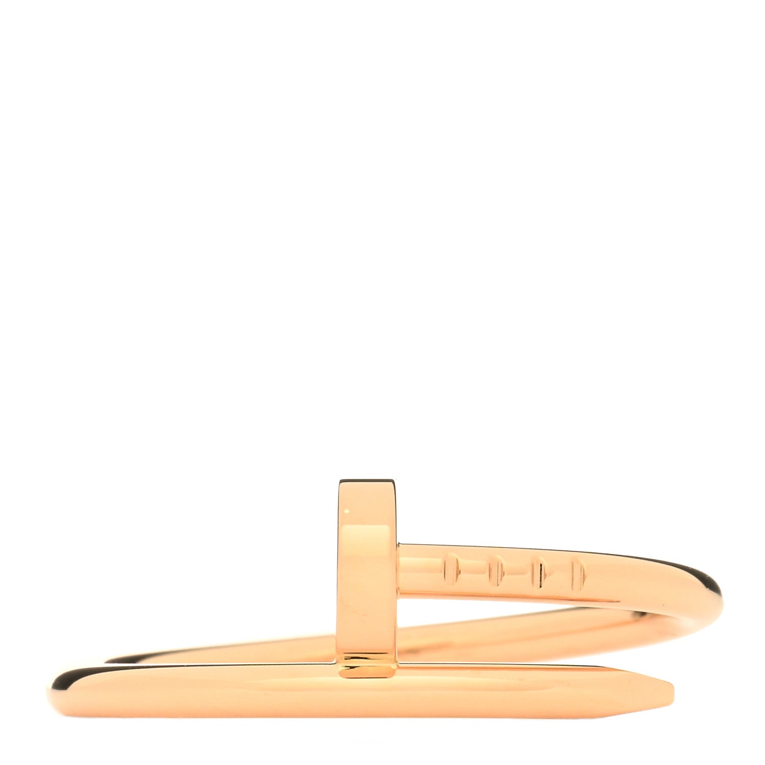 Cartier 18K Pink Gold Small Juste Un Clou Ring 57 8 1 of 5