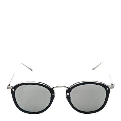 Cartier C De Cartier Sunglasses Silver Black 2 of 8