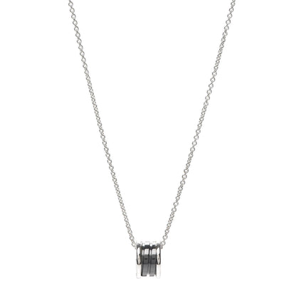 Bulgari Sterling Silver Ceramic Save The Children Pendant Necklace 1 of 7