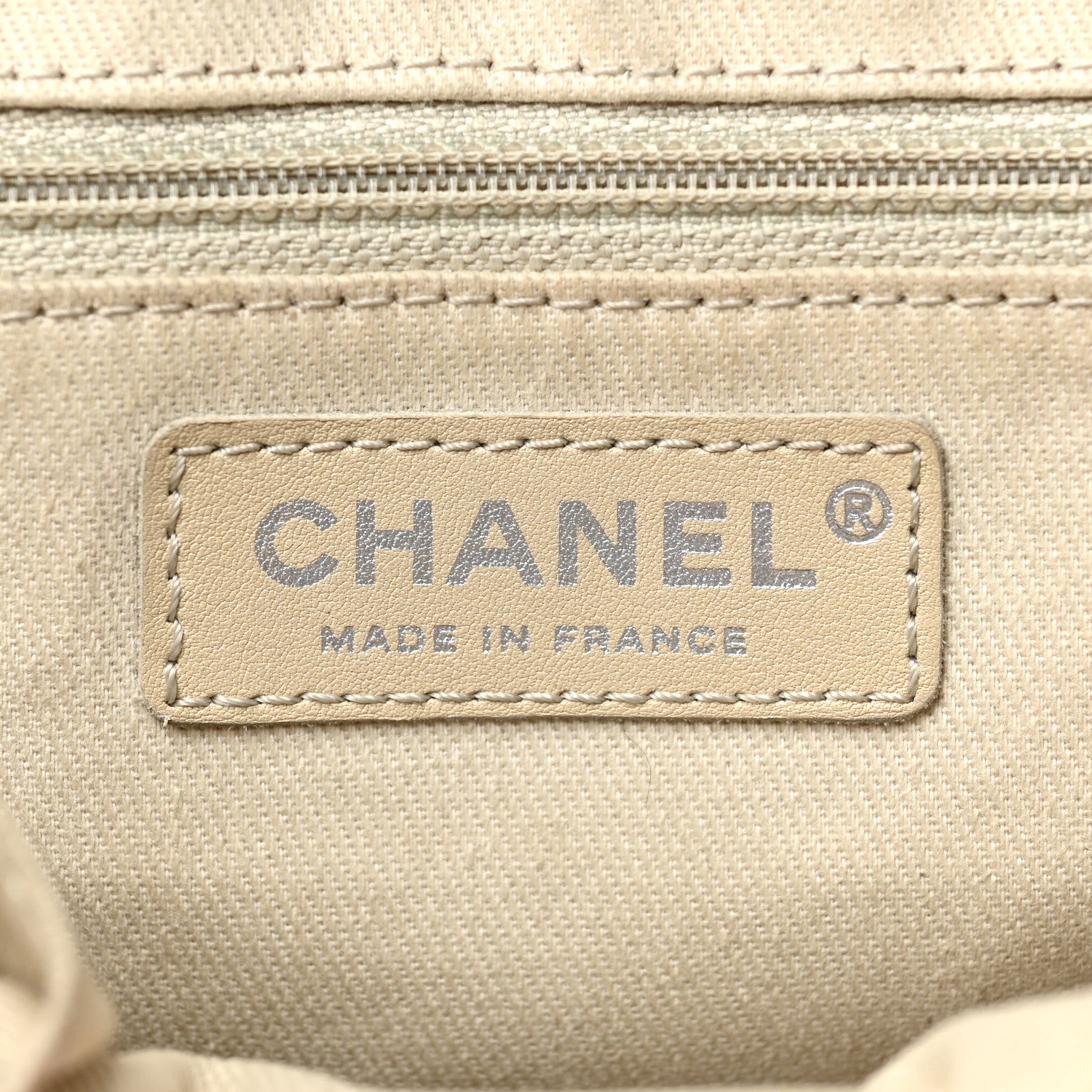 Chanel Caviar Large Half Moon Flap Dark Beige 6 of 11