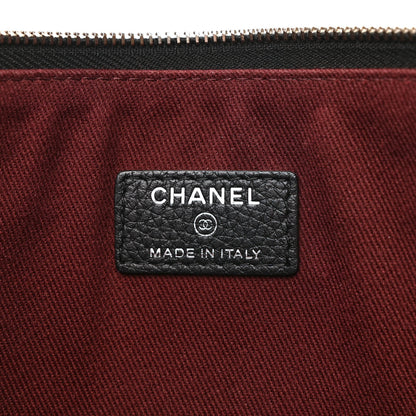 Chanel Grained Calfskin Large Neo Executive Cosmetic Case Black 6 of 9