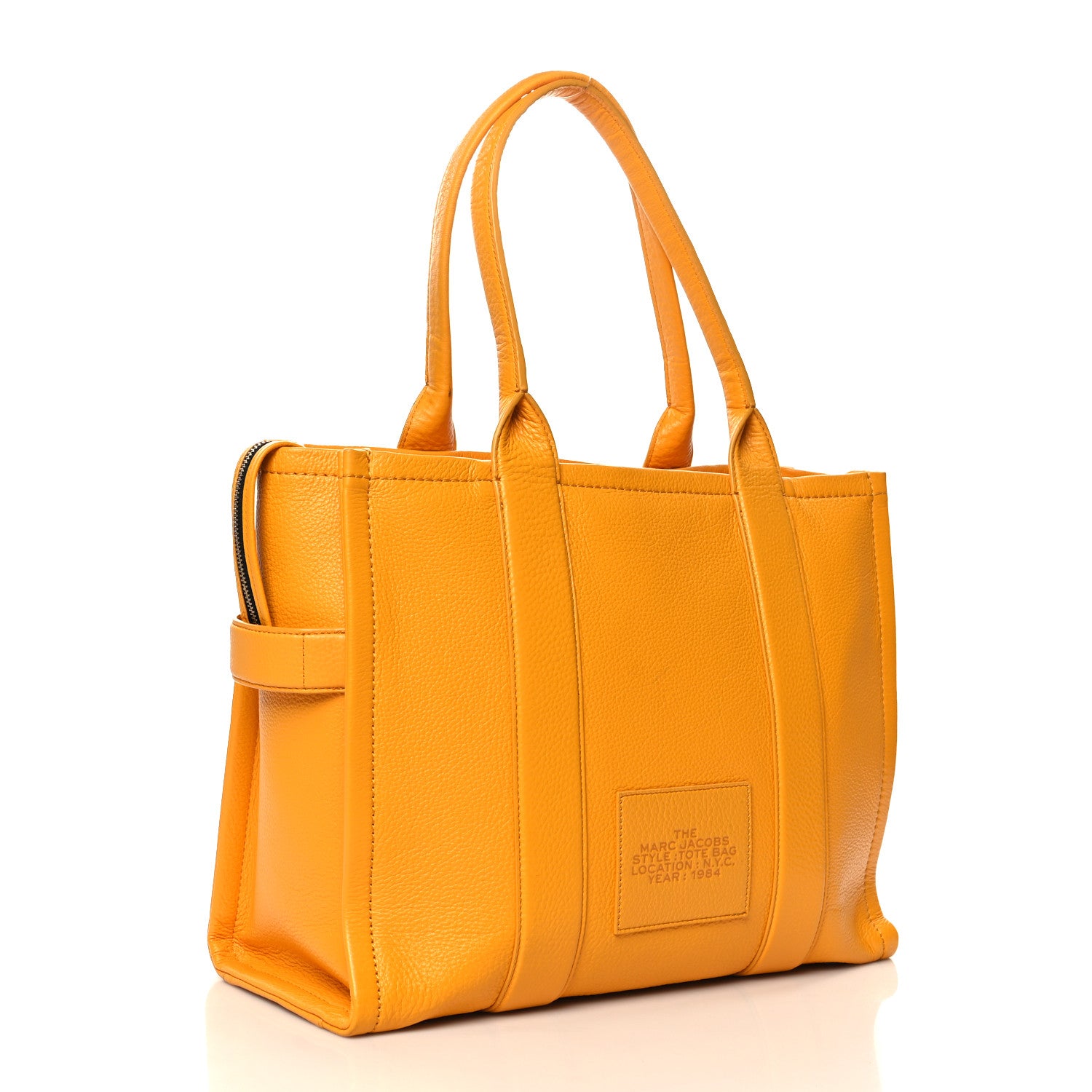 Marc Jacobs Grained Calfskin Large The Tote Bag Artisan Gold 3 of 10