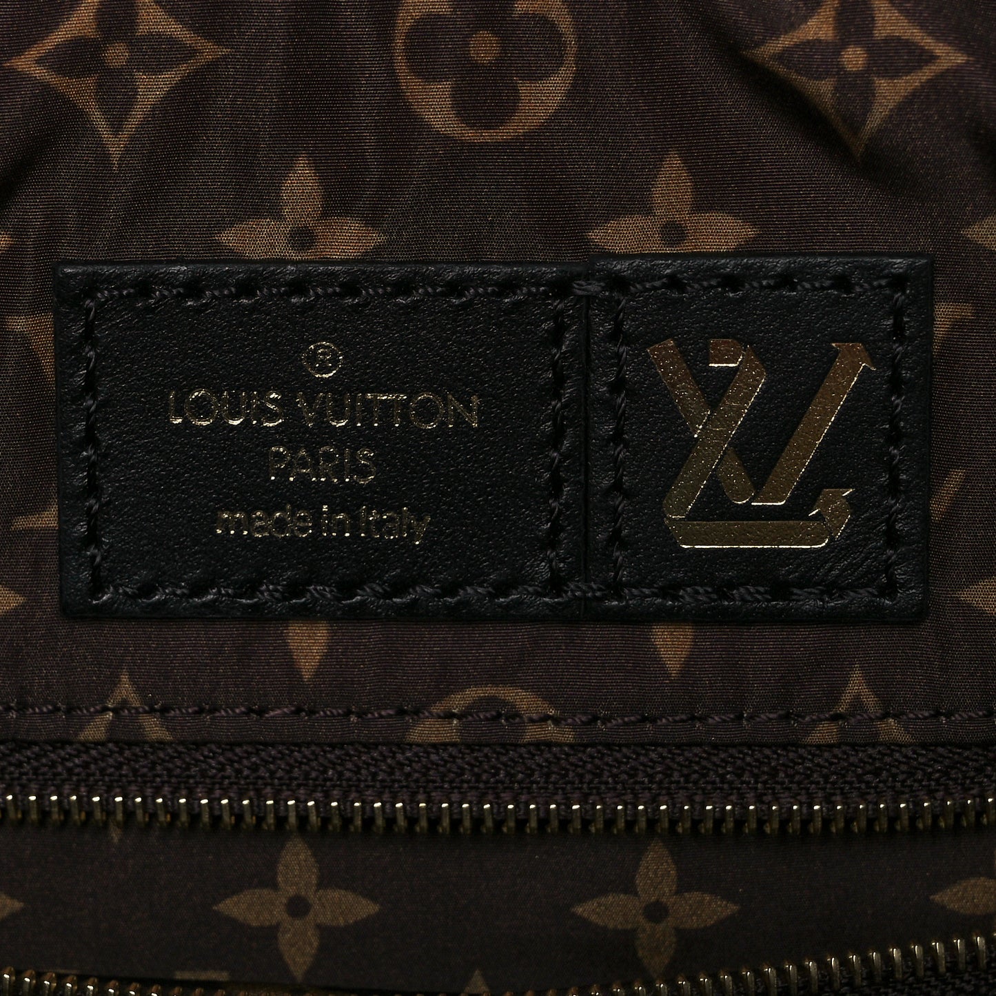 Econyl Monogram Pillow Backpack Black