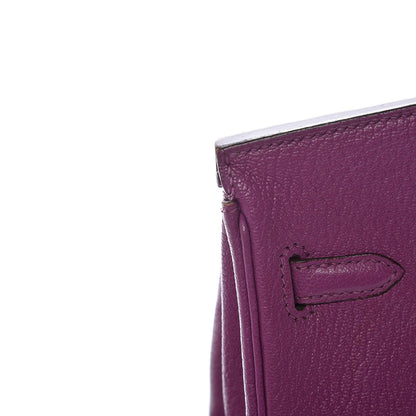 Hermes Chevre Mysore Birkin 25 Cyclamen 42 of 43