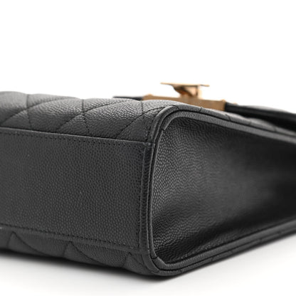 Chanel Caviar Quilted Golden Class Phone Holder Black 12 of 13