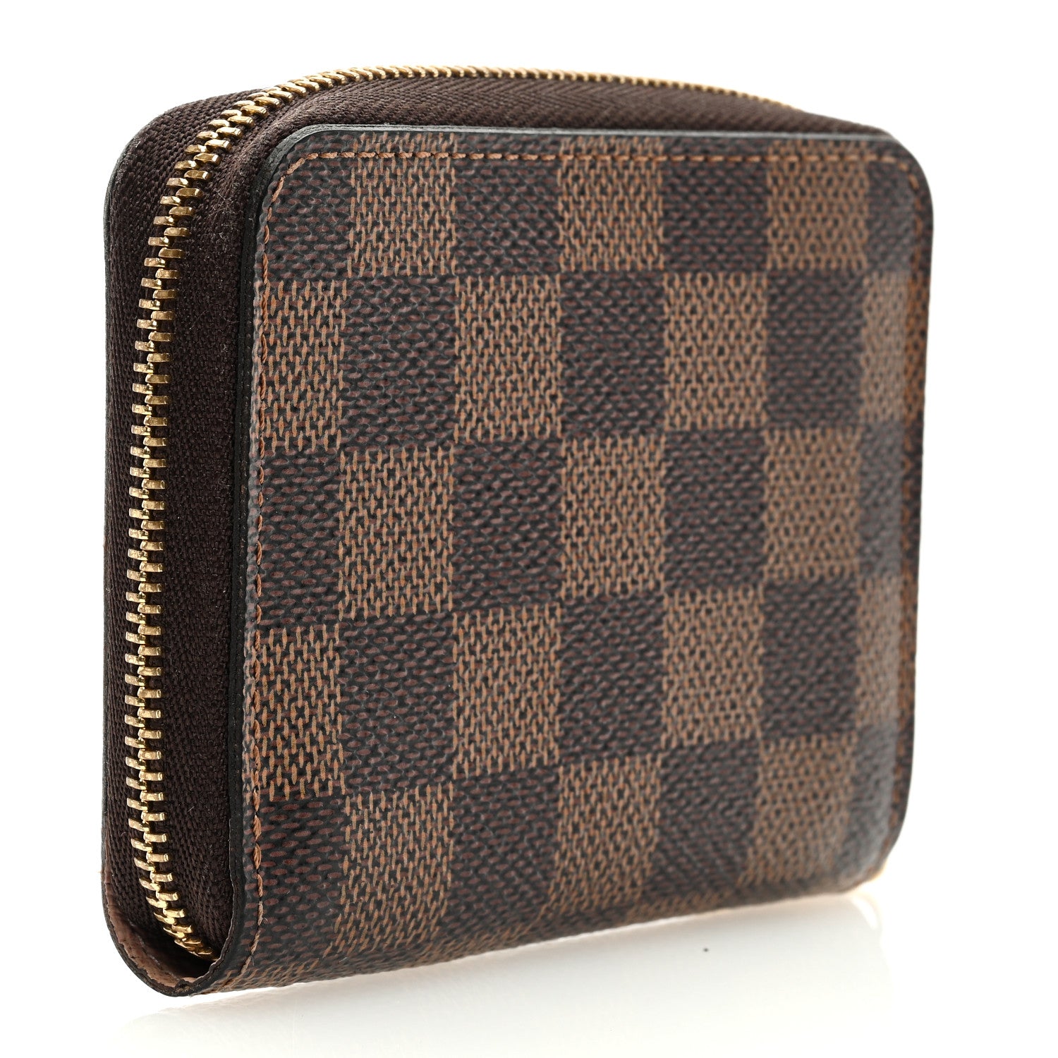 Louis Vuitton Damier Ebene Zippy Coin Purse Rose Ballerine 3 of 6