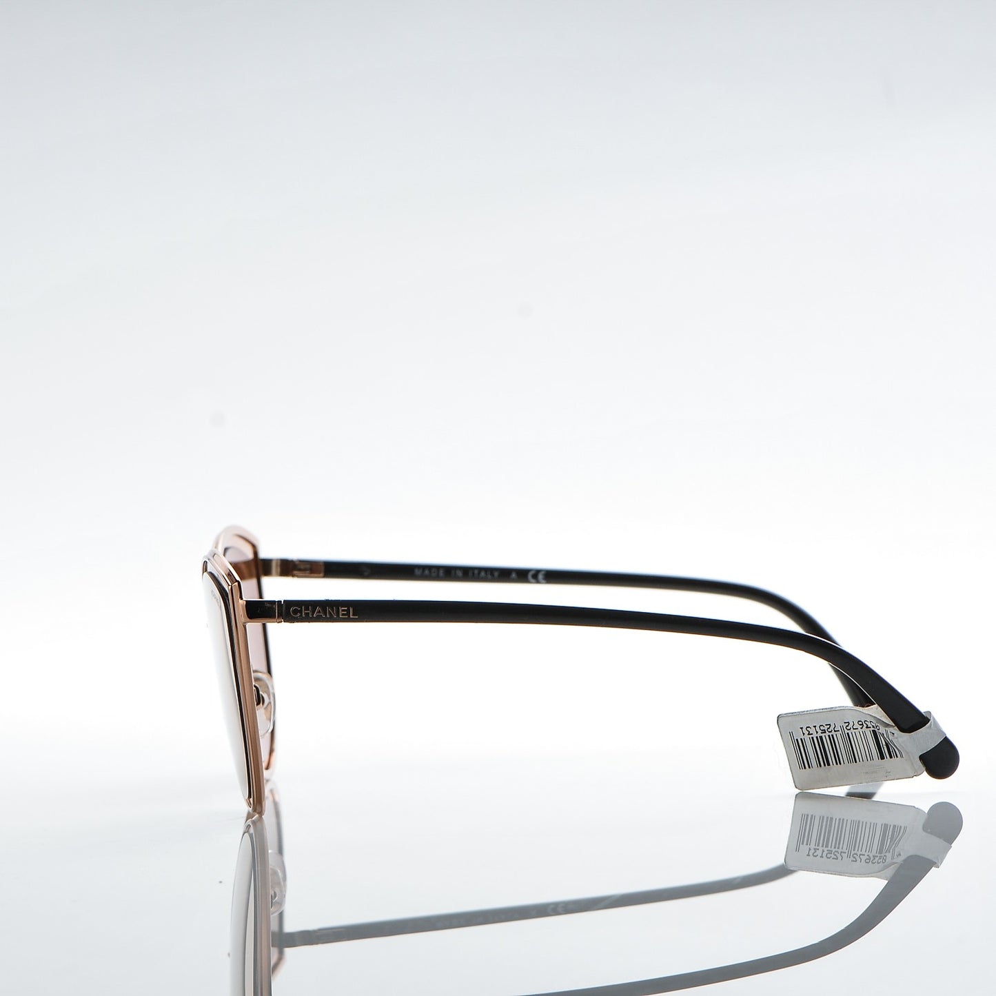 Metal Cat Eye Sunglasses 4222 Pink Gold
