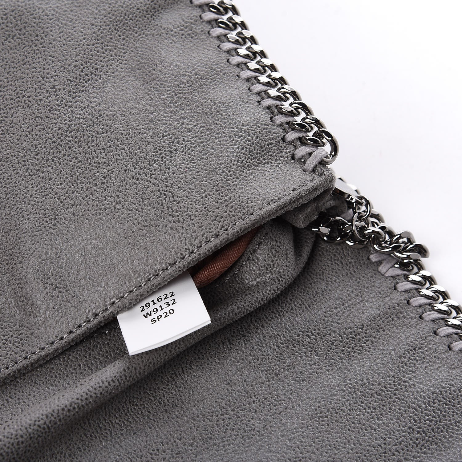 Stella McCartney Shaggy Deer Falabella Crossbody Bag Light Grey 9 of 10