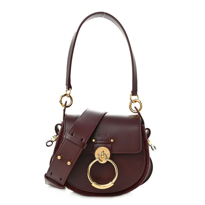 Chloe Calfskin Small Tess Bag Burnt Brown 1 of 9