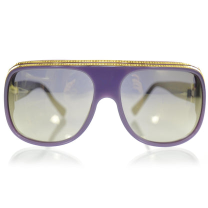 Louis Vuitton Millionaire Sunglasses Purple w Gold Plated Lenses 1 of 8