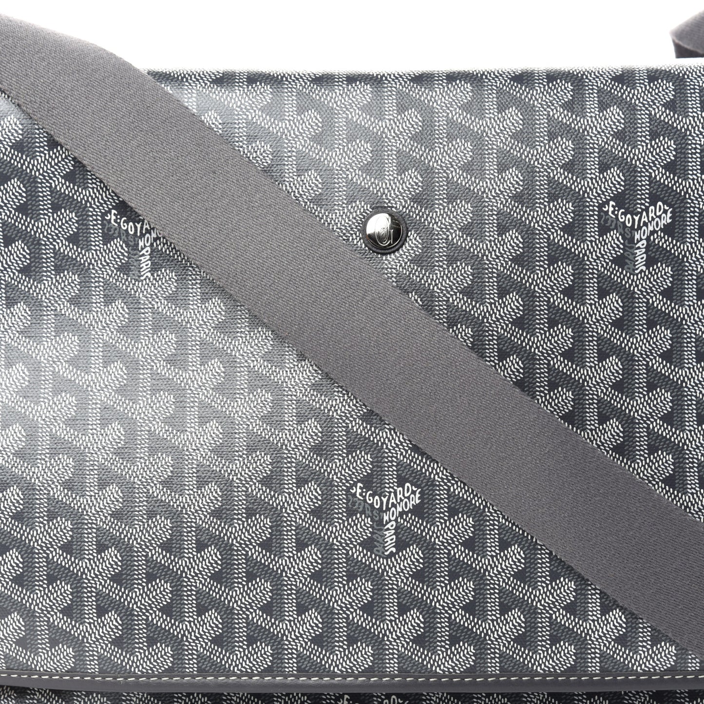 Goyardine Capetien Messenger Bag Grey