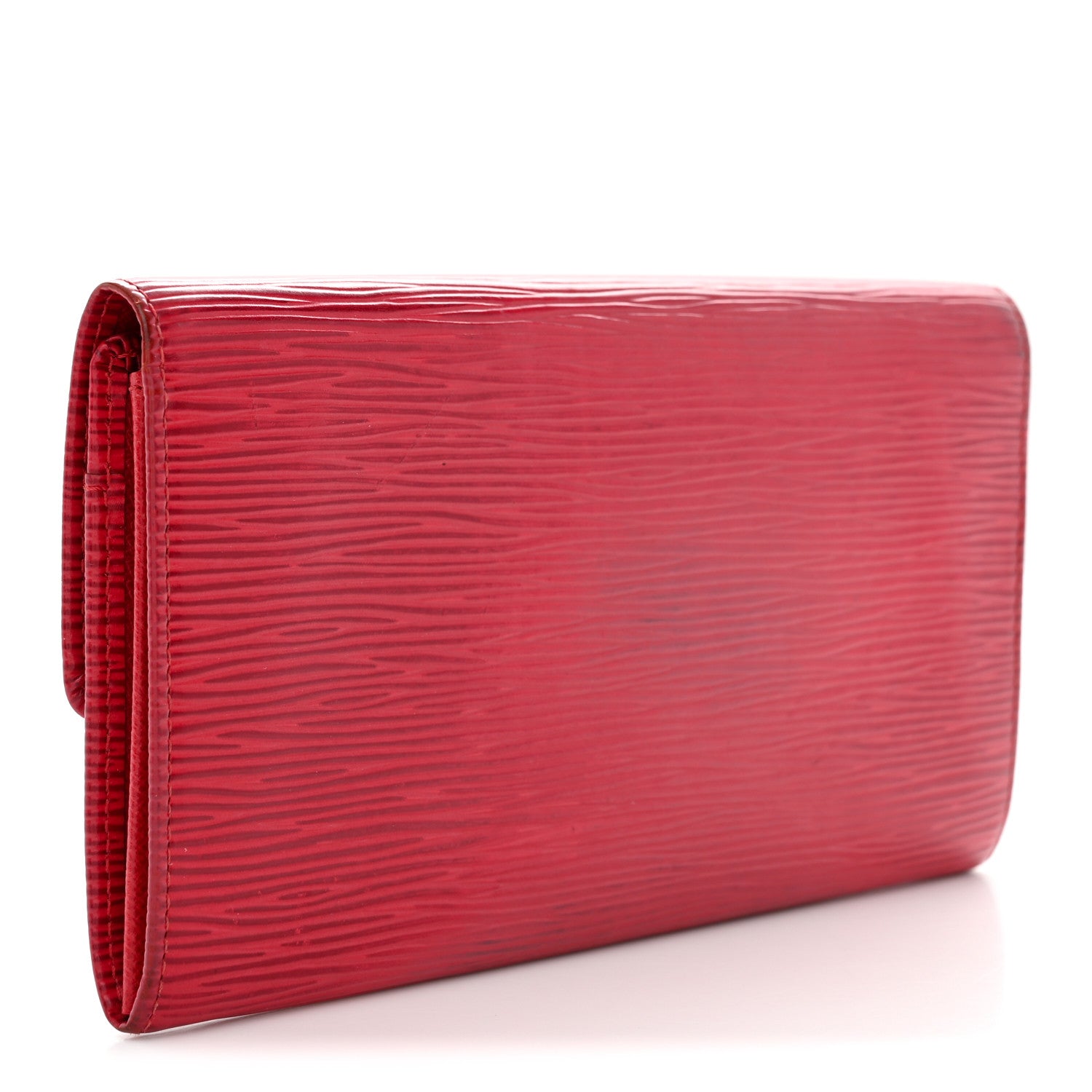 Louis Vuitton Epi Porte Tresor International Wallet  Castillan Red 3 of 7