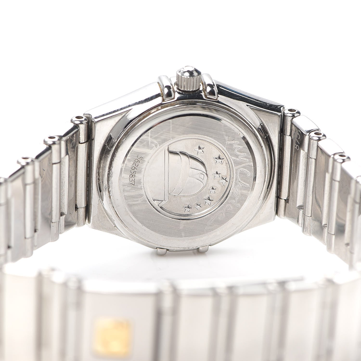 Omega Stainless Steel Mother of Pearl 22mm Constellation My Choice Quartz Watch 795.1243 5 of 6