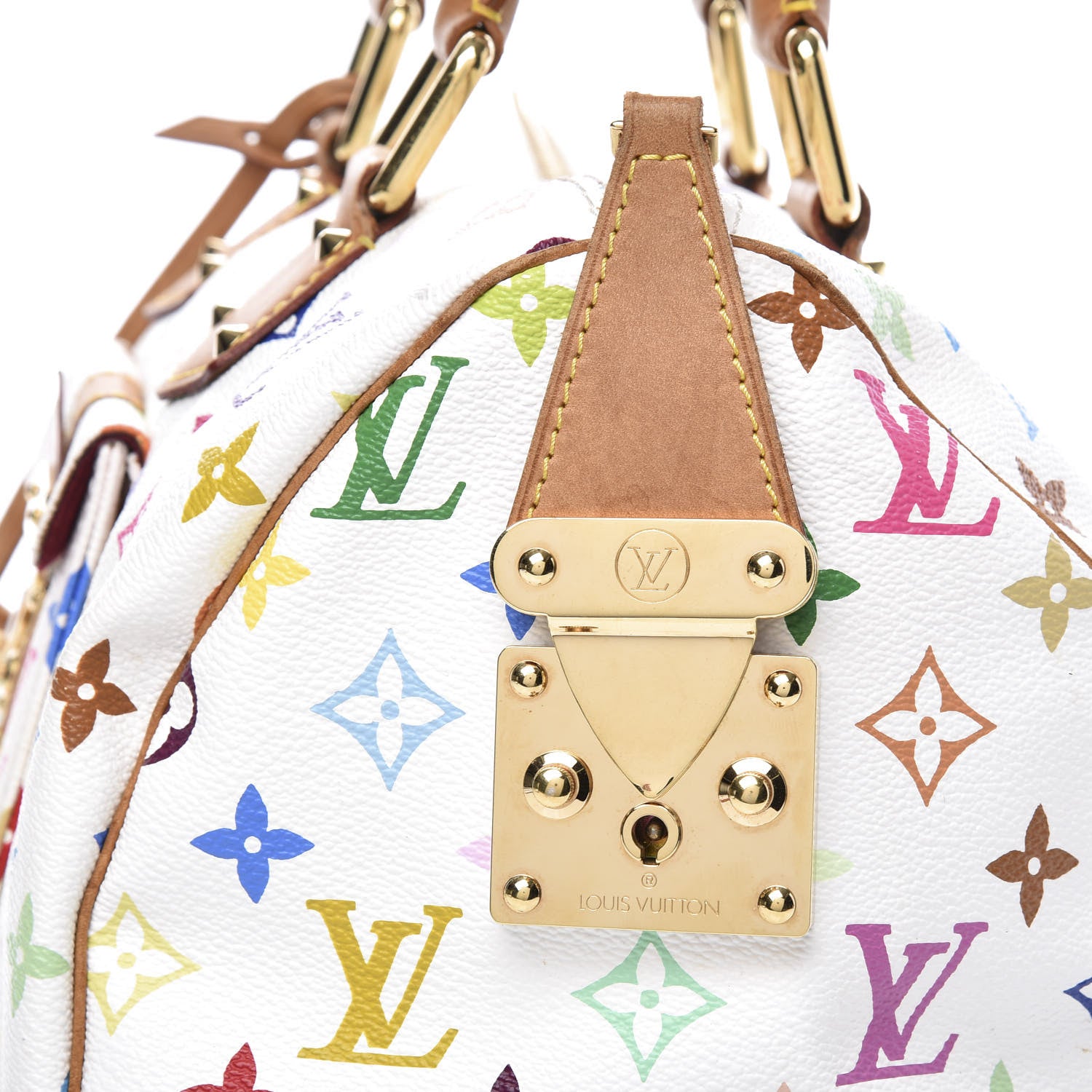 Louis Vuitton Monogram Multicolor Speedy 30 White 10 of 10