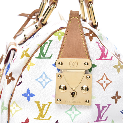 Louis Vuitton Monogram Multicolor Speedy 30 White 10 of 10