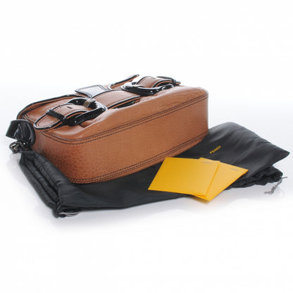 Fendi Nappa B Bis Flap Bag Tan 7 of 7
