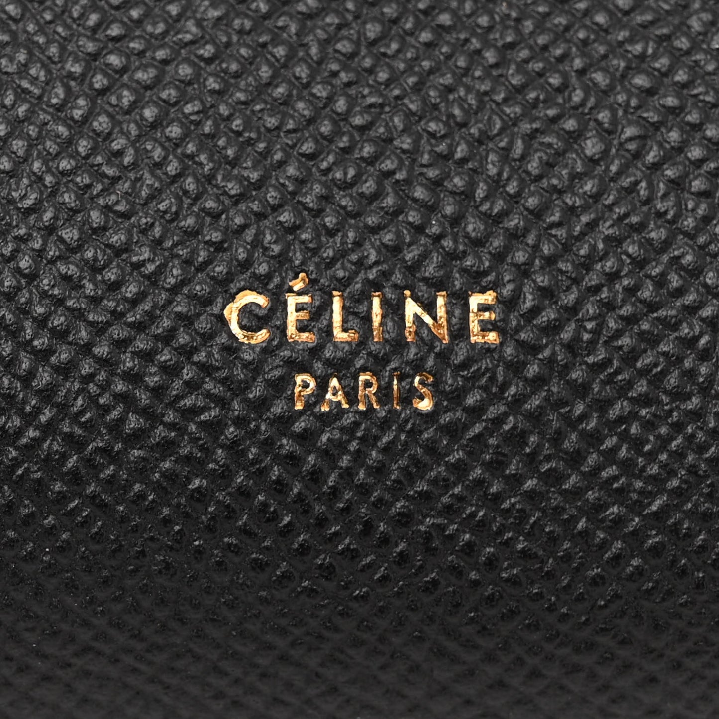Grained Calfskin Mini Belt Bag Black