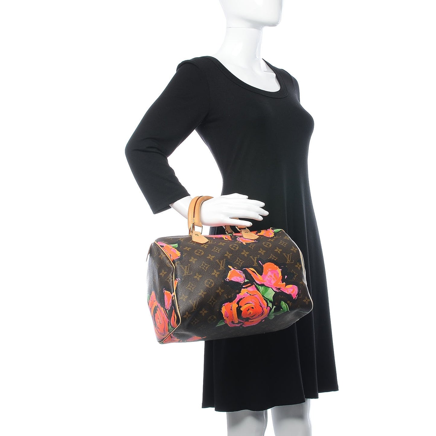 Monogram Roses Speedy 30