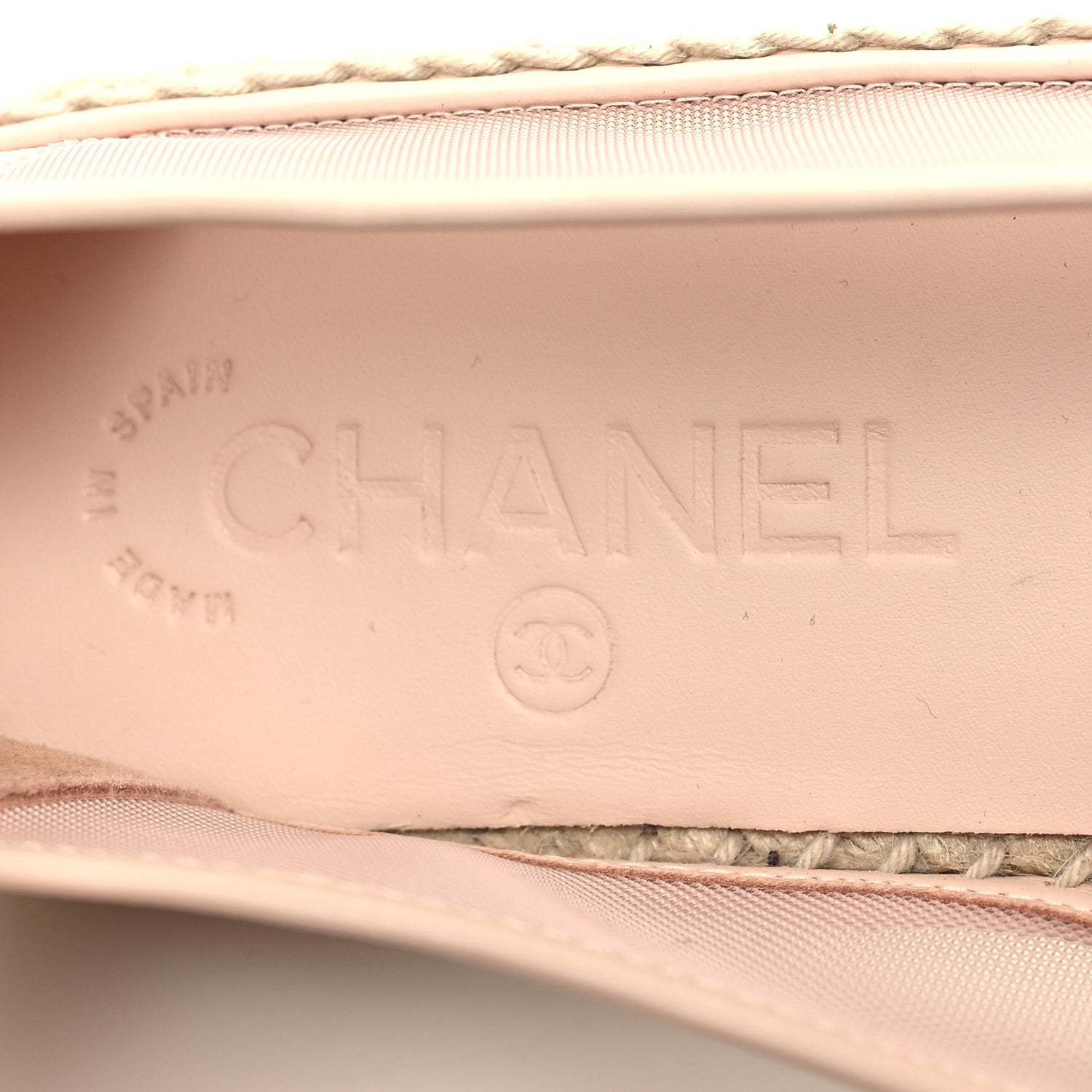 Chanel Mesh Grosgrain CC Espadrilles 39 Pink 8 of 8