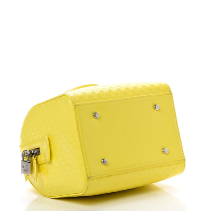 Louis Vuitton Damier Facette Speedy Cube PM Yellow 3 of 17