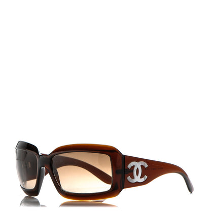 Chanel Mother of Pearl CC Sunglasses 5076-H Brown 1 of 7