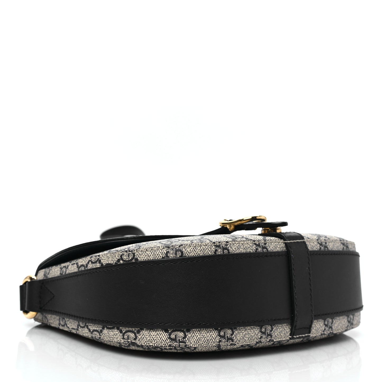 GG Supreme Monogram Small Messenger Shoulder Bag Beige Blue Navy
