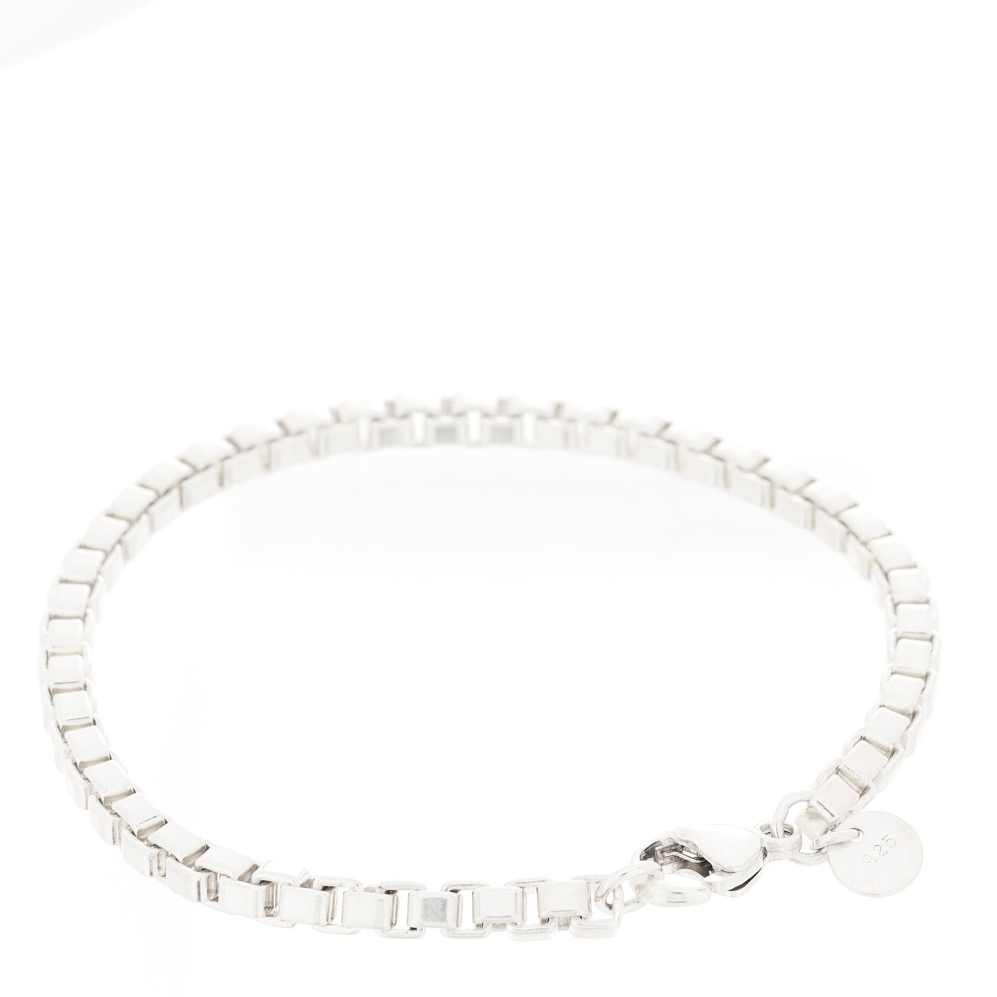 Sterling Silver 4mm Venetian Link Bracelet