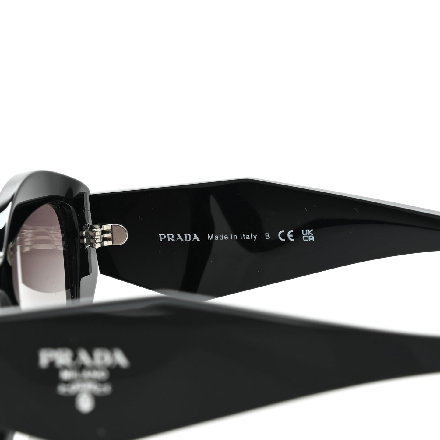 Acetate Symbole Sunglasses SPR 07Y Black