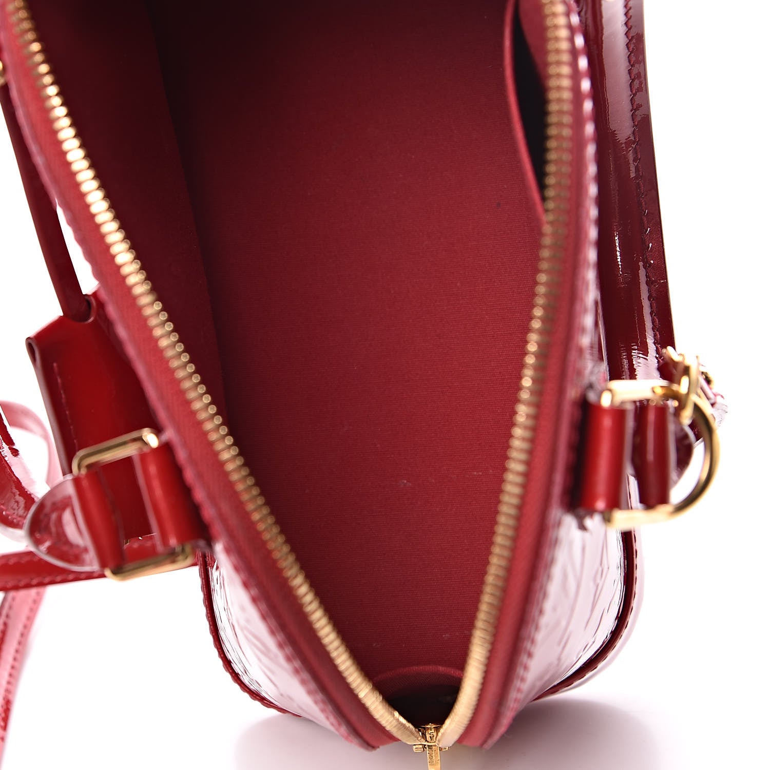 Louis Vuitton Vernis Alma BB Pomme D'Amour 5 of 12