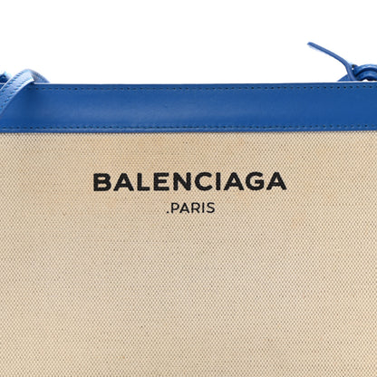 Balenciaga Cotton Canvas Pochette Crossbody Bag Bleu Pacifique 8 of 11
