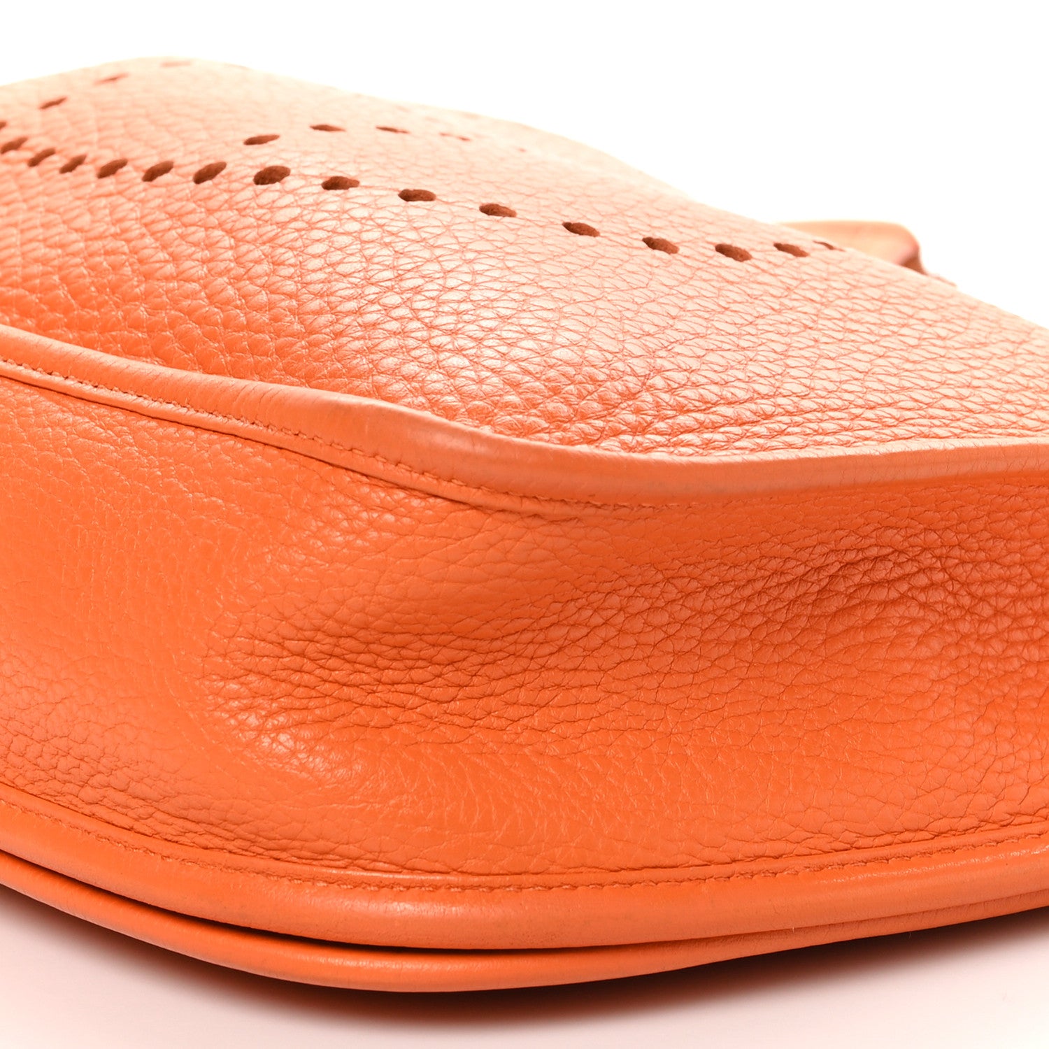 Hermes Taurillon Clemence Evelyne II PM Orange 10 of 10