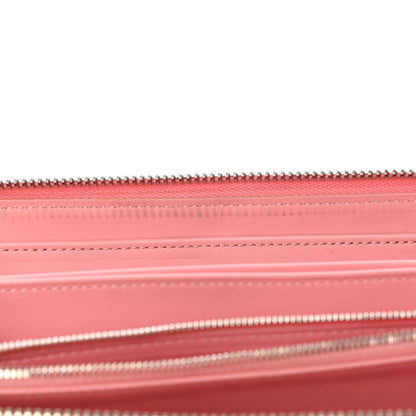 Louis Vuitton Vernis Jungle Dots Zippy Wallet Sugar Pink Poppy 9 of 16