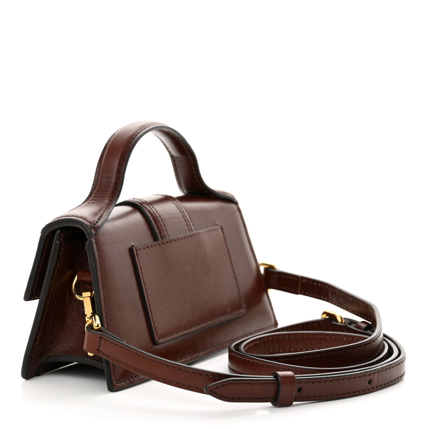 Smooth Calfskin Le Bambino Dark Burgundy