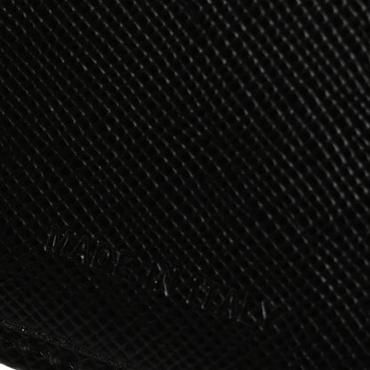 Prada Saffiano Checkbook Cover Black 10 of 12